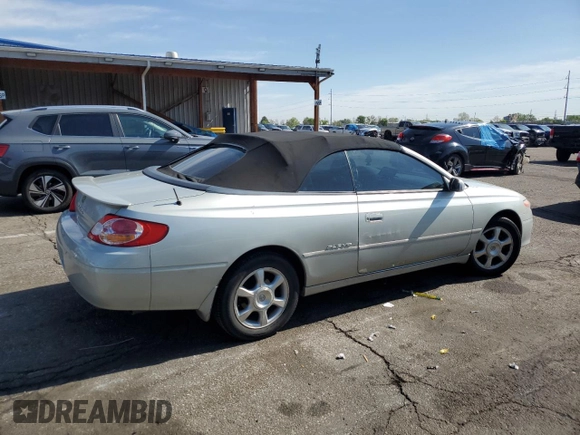 2003 Toyota Solara SE z VIN 2T1FF28P53C610072, wystawiony jako Copart lot #56075605 z przebiegiem 271 457 mil mil oraz Szkoda całkowita • Salvage title. Historia ofert i sprzedaży dostępna na DreamBid. Obrazek 3.