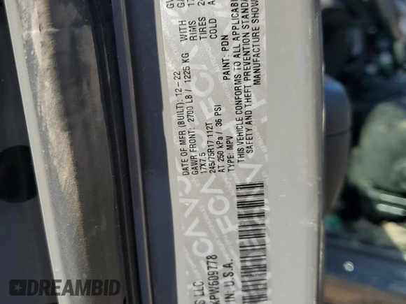 2023 Jeep Wrangler Sport S with VIN 1C4GJXANXPW609778, listed as a Copart auction lot 48559505 with Not provided miles and Salvage title. Bid and sale history available at DreamBid. Image 14.