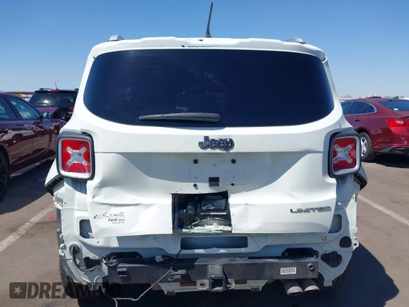 2016 Jeep Renegade Limited with VIN ZACCJADTXGPC58910, listed as a IAAI auction lot 42075774 with 130,954 mi miles and . Bid and sale history available at DreamBid. Image 6.