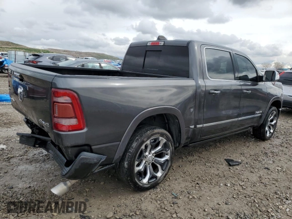 2019 Ram 1500 Limited z VIN 1C6SRFHT4KN561850, wystawiony jako Copart lot #51494425 z przebiegiem 74 897 mil mil oraz Szkoda całkowita • Salvage title. Historia ofert i sprzedaży dostępna na DreamBid. Obrazek 3.