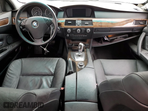 2010 BMW 5 Series 528i with VIN WBANU5C51AC127674, listed as a Copart auction lot 48110725 with 147,262 mi miles and Salvage Title. Bid and sale history available at carsss.com. Image 8.