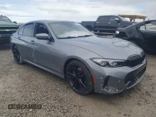 2024 BMW 3 Series 330i xDrive with VIN 3MW89FF01R8E14844, listed as a Copart auction lot 48992225 with 0 mi miles and Salvage Title. Bid and sale history available at carsss.com. Image 4.