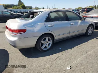 2003 Honda Accord LX with VIN JHMCM56313C005872, listed as a Copart auction lot 65050445 with 168,990 mi miles and Salvage title. Bid and sale history available at DreamBid. Image 3.