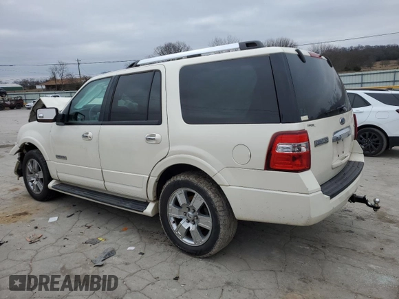 2007 Ford Expedition Limited with VIN 1FMFU19567LA67094, listed as a Copart auction lot 87532495 with 192,198 mi miles and Salvage Title. Bid and sale history available at carsss.com. Image 2.