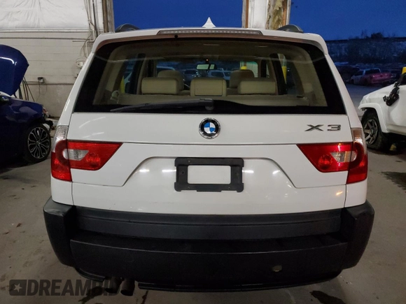 2005 BMW X3 2.5i with VIN WBXPA73485WC47845, listed as a Copart auction lot 84540204 with 96,544 mi miles and Salvage Title. Bid and sale history available at carsss.com. Image 6.