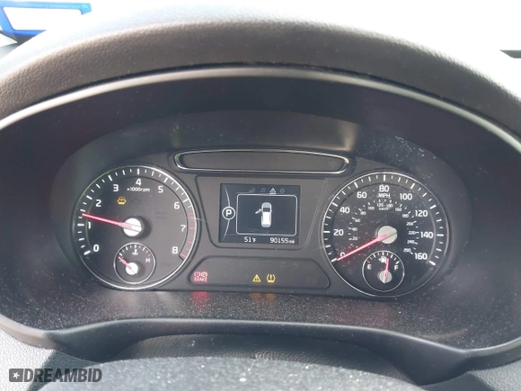 2017 Kia Sorento LX V6 with VIN 5XYPG4A53HG199627, listed as a IAAI auction lot 41199694 with 90,155 mi miles. Bid and sale history available at carsss.com. Image 7.