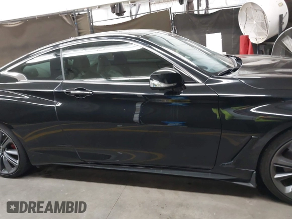 2022 Infiniti Q60 Red Sport 400 with VIN JN1FV7LL4NM680157, listed as a IAAI auction lot 42408607 with 49,060 mi miles and . Bid and sale history available at DreamBid. Image 13.