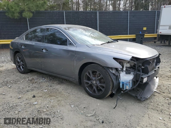 2014 Nissan Maxima SV with VIN 1N4AA5AP9EC912163, listed as a Copart auction lot 49974195 with 125,084 mi miles and Salvage title. Bid and sale history available at DreamBid. Image 4.