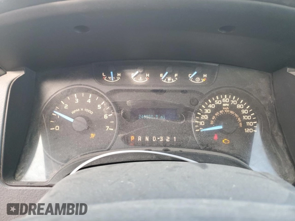 2011 Ford F-150 XL with VIN 1FTNF1CF3BKD23928, listed as a Copart auction lot 50884685 with 245,550 mi miles and Clean Title. Bid and sale history available at DreamBid. Image 9.
