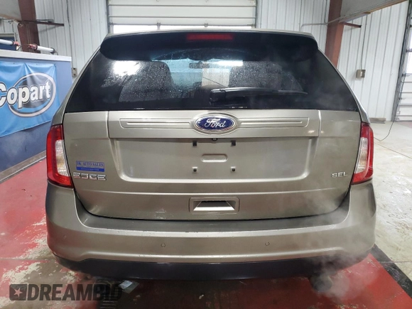 2014 Ford Edge SEL with VIN 2FMDK3JC5EBA80712, listed as a Copart auction lot 50643995 with 133,018 mi miles and Salvage Title. Bid and sale history available at carsss.com. Image 6.