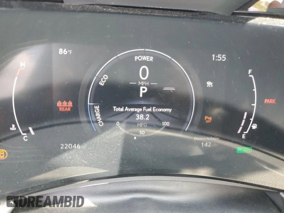 2022 Lexus NX with VIN 2T2GKCEZ1NC008182, listed as a Copart auction lot 70724724 with 22,046 mi miles and Salvage Title. Bid and sale history available at carsss.com. Image 9.