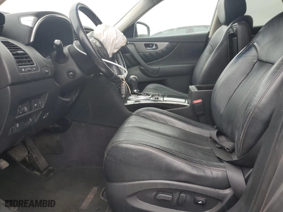 2015 Infiniti QX70 with VIN JN8CS1MU9FM381055, listed as a Copart auction lot 87222764 with NaN miles and Salvage Title. Bid and sale history available at carsss.com. Image 7.