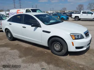 2014 Chevrolet Caprice Police Patrol Vehicle Police with VIN 6G3NS5U2XEL946804, listed as a IAAI auction lot 42023489 with 102,200 mi miles. Bid and sale history available at carsss.com. Image 1.