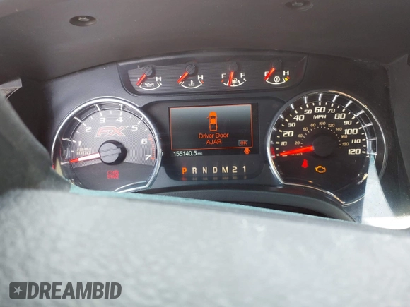 2013 Ford F-150 XL with VIN 1FTFW1CT6DKG47114, listed as a IAAI auction lot 42409920 with 155,140 mi miles and . Bid and sale history available at DreamBid. Image 15.