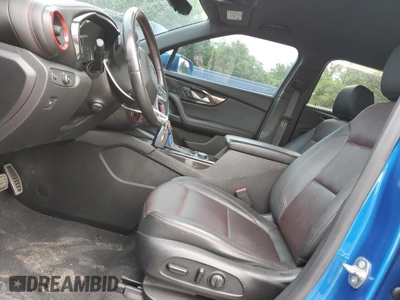 2020 Chevrolet Blazer RS with VIN 3GNKBKRS7LS561822, listed as a Copart auction lot 58831935 with 76,069 mi miles and Salvage title. Bid and sale history available at DreamBid. Image 7.