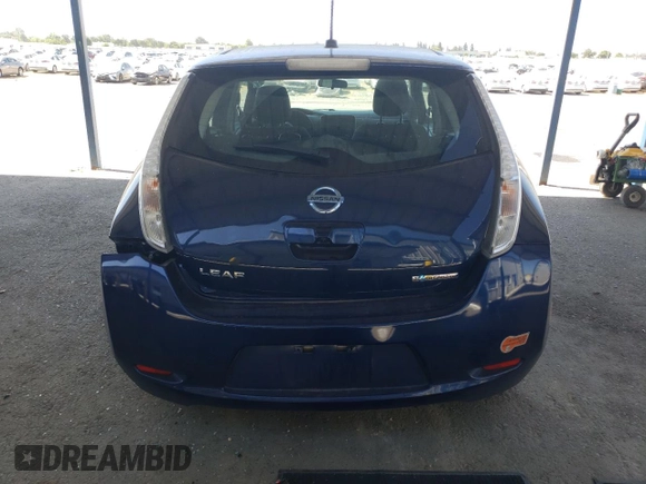 2016 Nissan LEAF S with VIN 1N4BZ0CPXGC315085, listed as a Copart auction lot 61111805 with 65,201 mi miles and Salvage title. Bid and sale history available at DreamBid. Image 6.