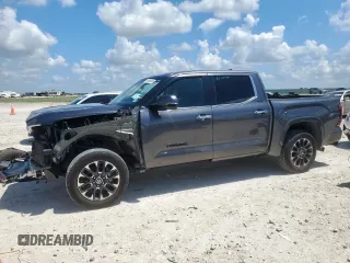 2023 Toyota Tundra Limited с VIN 5TFJA5DB9PX097520, выставлен на аукционе Copart как лот 62664475 с пробегом 34 898 миль миль и Списание • Salvage title. История ставок и продаж доступна на DreamBid. Изображение 1.