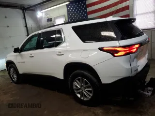 2023 Chevrolet Traverse LT z VIN 1GNEVHKW3PJ146475, wystawiony jako Copart lot #51575065 z przebiegiem 38 475 mil mil oraz Szkoda całkowita • Salvage title. Historia ofert i sprzedaży dostępna na DreamBid. Obrazek 2.