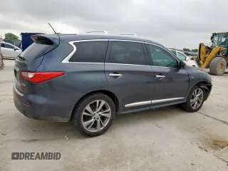 2014 Infiniti QX60 with VIN 5N1AL0MN4EC540308, listed as a Copart auction lot 54435045 with 140,454 mi miles and Salvage Title. Bid and sale history available at carsss.com. Image 3.