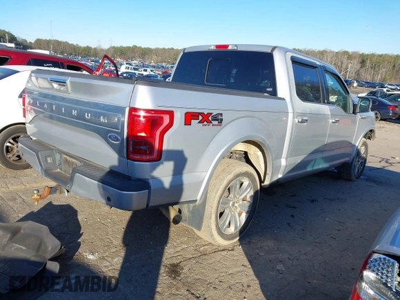 2015 Ford F-150 XLT with VIN 1FTEW1EG6FFB87220, listed as a IAAI auction lot 41246855 with 151,968 mi miles. Bid and sale history available at carsss.com. Image 4.