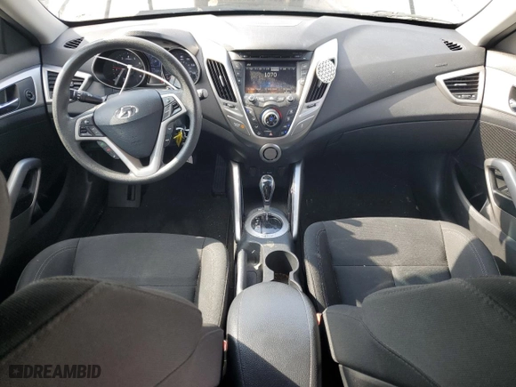 2014 Hyundai Veloster with VIN KMHTC6AD2EU186726, listed as a Copart auction lot 43993215 with 120,591 mi miles and Salvage Title. Bid and sale history available at carsss.com. Image 8.