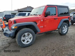 2020 Jeep Wrangler Willys z VIN 1C4GJXAG8LW180801, wystawiony jako Copart lot #87551435 z przebiegiem 71 216 mil mil oraz Szkoda całkowita • Salvage title. Historia ofert i sprzedaży dostępna na DreamBid. Obrazek 1.