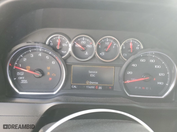 2019 Chevrolet Silverado 1500 LT Trail Boss with VIN 3GCPYFED3KG212539, listed as a Copart auction lot 49748175 with 116,202 mi miles and Salvage Title. Bid and sale history available at carsss.com. Image 9.