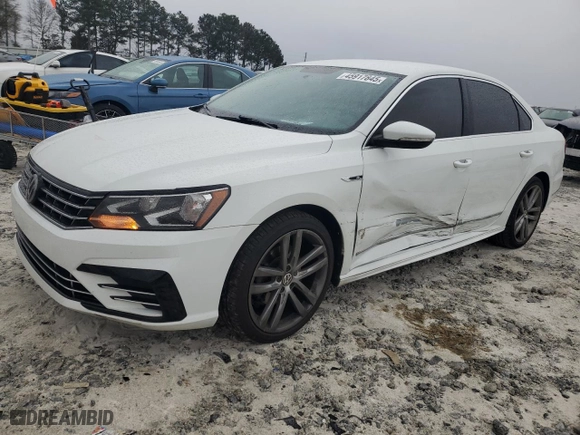 2017 Volkswagen Passat R-Line w/Comfort Pkg with VIN 1VWDT7A33HC028084, listed as a Copart auction lot 45917845 with 111,088 mi miles and Salvage Title. Bid and sale history available at carsss.com. Image 1.