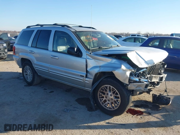 2004 Jeep Grand Cherokee Limited with VIN 1J8GX58N44C416699, listed as a IAAI auction lot 41134510 with 129,532 mi miles and . Bid and sale history available at DreamBid. Image 1.