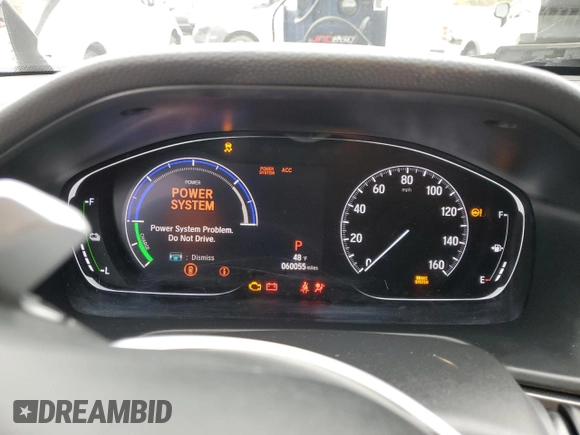 2020 Honda Accord with VIN 1HGCV3F18LA005253, listed as a Copart auction lot 79572804 with 60,055 mi miles and Salvage Title. Bid and sale history available at DreamBid. Image 9.