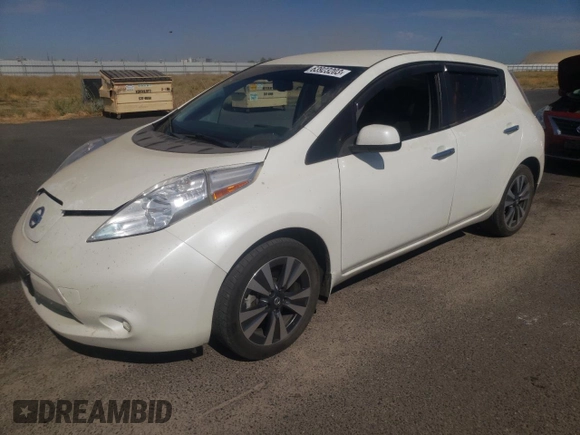 2016 Nissan LEAF S with VIN 1N4BZ0CP6GC311681, listed as a Copart auction lot 63923203 with 79,118 mi miles. Bid and sale history available at carsss.com. Image 1.
