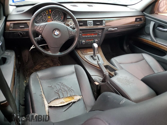 2009 BMW 3 Series 328i with VIN WBAPH77519NM29940, listed as a Copart auction lot 46677745 with 193,693 mi miles and Clean Title. Bid and sale history available at carsss.com. Image 8.