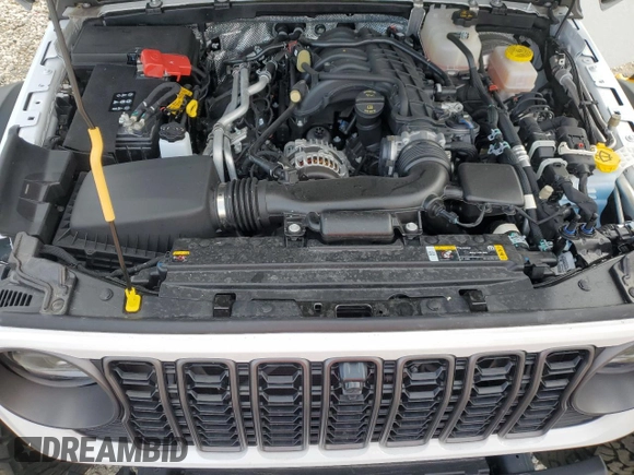 2024 Jeep Wrangler Rubicon with VIN 1C4PJXFG7RW247535, listed as a Copart auction lot 41755145 with 2,072 mi miles and Salvage title. Bid and sale history available at DreamBid. Image 11.