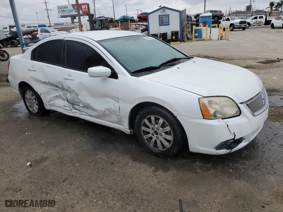2012 Mitsubishi Galant FE with VIN 4A32B2FF8CE023718, listed as a Copart auction lot 53543365 with 122,667 mi miles and Salvage Title. Bid and sale history available at carsss.com. Image 4.