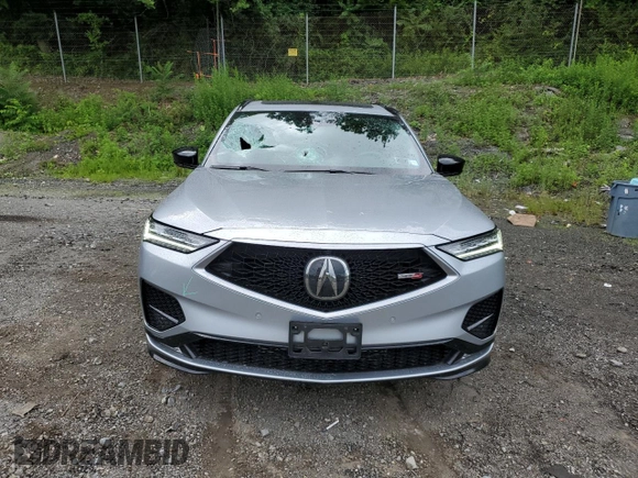 2023 Acura MDX Type S w/Advance Package with VIN 5J8YD8H84PL003381, listed as a Copart auction lot 58864114 with 27,124 mi miles and Salvage Title. Bid and sale history available at carsss.com. Image 5.