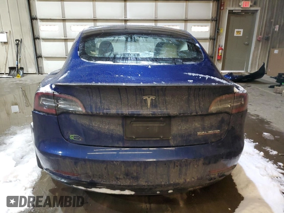 2021 Tesla Model 3 Performance with VIN 5YJ3E1EC2MF985030, listed as a Copart auction lot 44117565 with Not Provided miles and Salvage Title. Bid and sale history available at DreamBid. Image 6.