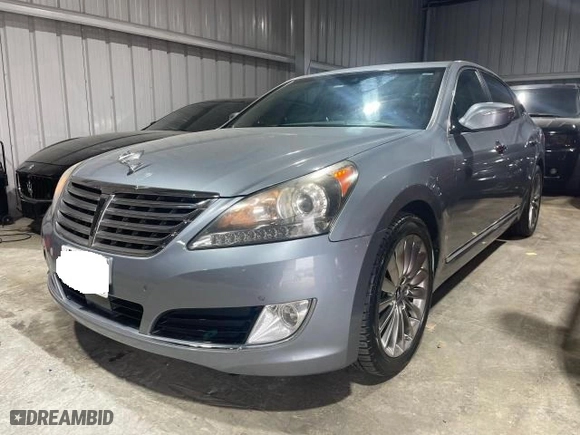 2014 Hyundai Equus Ultimate with VIN KMHGH4JH1EU084232, listed as a Copart auction lot 48601185 with NaN miles and Salvage Title. Bid and sale history available at carsss.com. Image 2.