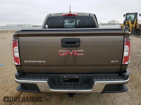 2015 GMC Canyon 4WD SLT with VIN 1GTG6CE38F1197665, listed as a Copart auction lot 51290925 with 22,223 mi miles and Salvage Title. Bid and sale history available at carsss.com. Image 6.