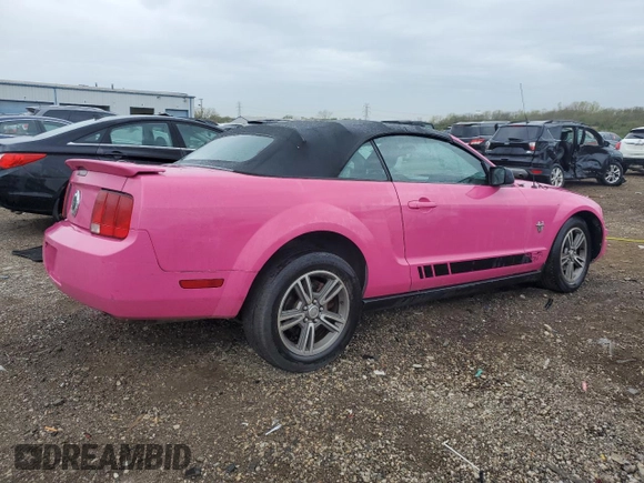 2009 Ford Mustang with VIN 1ZVHT84N595116922, listed as a Copart auction lot 55129515 with 180,469 mi miles and Salvage title. Bid and sale history available at DreamBid. Image 3.