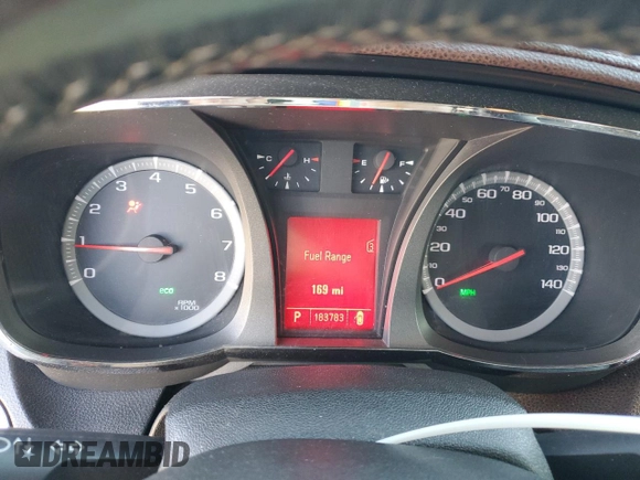 2011 GMC Terrain SLT-1 with VIN 2CTALUEC6B6422200, listed as a Copart auction lot 46494475 with 183,783 mi miles and Salvage Title. Bid and sale history available at carsss.com. Image 9.