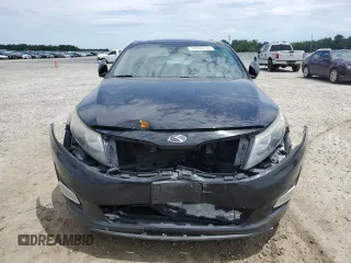 2015 Kia Optima EX z VIN 5XXGN4A7XFG376859, wystawiony jako Copart lot #56936755 z przebiegiem 122 440 mil mil oraz Szkoda całkowita • Salvage title. Historia ofert i sprzedaży dostępna na DreamBid. Obrazek 5.
