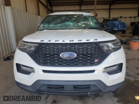 2020 Ford Explorer ST with VIN 1FM5K8GC6LGB65802, listed as a Copart auction lot 54148055 with 102,490 mi miles and Salvage Title. Bid and sale history available at carsss.com. Image 5.
