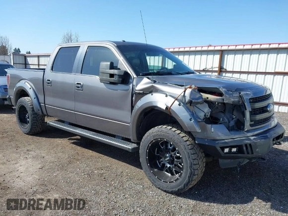 2013 Ford F-150 XL with VIN 1FTFW1ET3DKG28971, listed as a IAAI auction lot 41969079 with 146,546 mi miles. Bid and sale history available at carsss.com. Image 1.