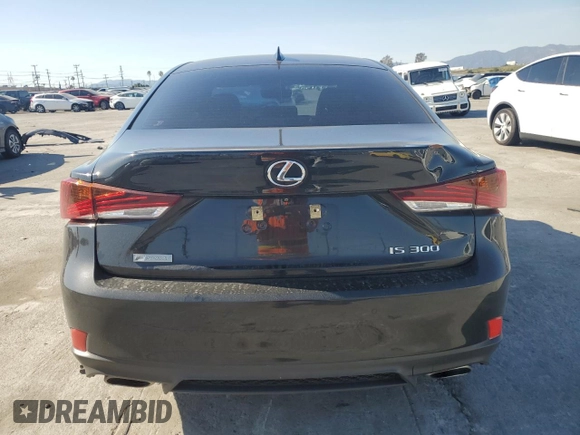 2019 Lexus IS with VIN JTHBA1D21K5092537, listed as a Copart auction lot 50232235 with 51,150 mi miles and Salvage Title. Bid and sale history available at carsss.com. Image 6.