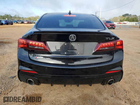 2019 Acura TLX w/A-Spec Pkg with VIN 19UUB1F61KA005784, listed as a Copart auction lot 50350425 with 52,547 mi miles and Salvage Title. Bid and sale history available at carsss.com. Image 6.