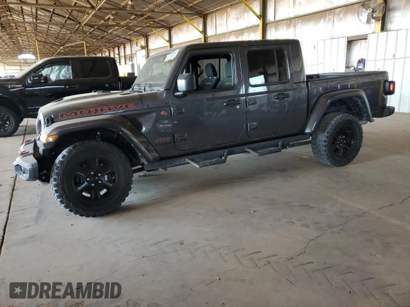 2021 Jeep Gladiator Mojave with VIN 1C6JJTEG1ML577771, listed as a Copart auction lot 60796245 with 71,999 mi miles and Salvage title. Bid and sale history available at DreamBid. Image 1.