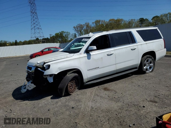 2018 Chevrolet Suburban LT z VIN 1GNSKHKC3JR136930, wystawiony jako Copart lot #54765635 z przebiegiem 42 047 mil mil oraz Czysty tytuł • Clean title. Historia ofert i sprzedaży dostępna na DreamBid. Obrazek 1.