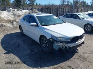 2016 Acura TLX Technology z VIN 19UUB3F5XGA004126, wystawiony jako IAAI lot #41746607 z przebiegiem 82 654 mil mil oraz . Historia ofert i sprzedaży dostępna na DreamBid. Obrazek 1.