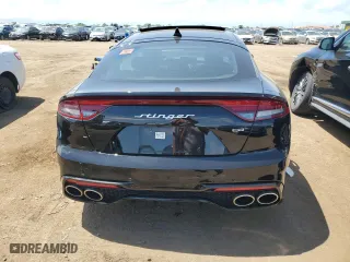 2023 Kia Stinger GT2 with VIN KNAE55LC3P6125444, listed as a Copart auction lot 66313454 with 5,753 mi miles and Salvage Title. Bid and sale history available at carsss.com. Image 6.