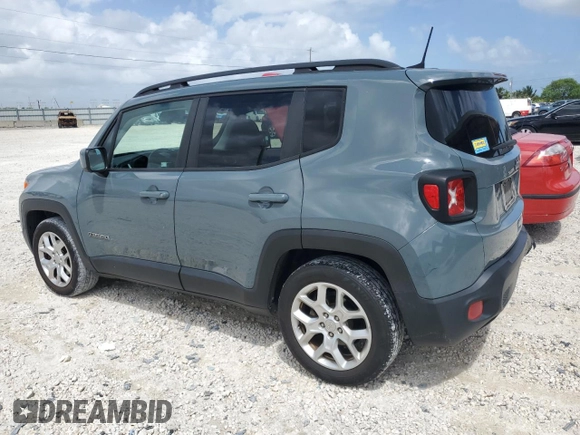 2018 Jeep Renegade Latitude with VIN ZACCJABB6JPH38962, listed as a Copart auction lot 52104225 with 77,745 mi miles and Salvage Title. Bid and sale history available at carsss.com. Image 2.